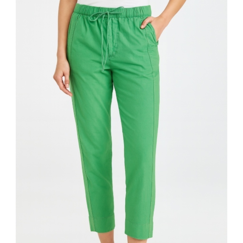 Xirena Cotton Pull On Draper Pant Leaf Green Size XS NWT